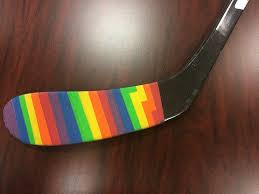 Game number in starting lineups: Brayden Point Tampa Bay Lightning Pride Taped Warm Up Stick Nhl Auctions