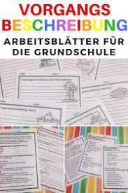 Vorgangsbeschreibung Arbeitsblatter Fur Die Grundschule Und Daf Unterricht Unterrichtsmaterial In Den Fachern Daz Daf Deutsch Vorgangsbeschreibung Grundschule Grundschulklasse