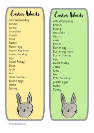 Easter Word Bank Word Mat Printable Teaching Resources Print Play Learn Word Bank Printable Teaching Resources High Frequency Words