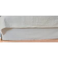 Prairie winds green ticking bed skirt fits a standard us mattress for twin, twin xl, full, queen, king and california king. Ey Essentials Diamond Pearl Grey King Bed Skirt Target