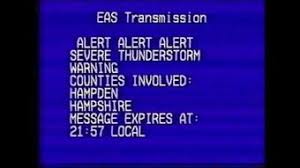 Severe thunderstorm warnings are issued by the local national weather service office when it deems a particular thunderstorm has met, or will soon meet. Voices Of The Eas Emergency Alert System Wiki Fandom