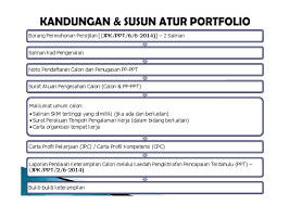 Selamat malam, salam sejahtera bagi kita semua. Susunan Portfolio Pdf
