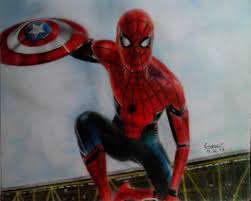 Drawing Spiderman Desenho Homem Aranha Civil War By Olayo276 On Deviantart