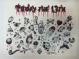 Friday the 13th isn't just for scary movies and superstitions — especially when it falls in october. Friday 13th Tattoo Designs Elegant Arts Tattoo