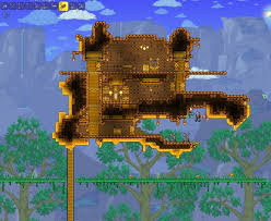 Random Guy Calling Himself The Beekeeper Joined And Built This Hive Terraria In 2020 Terraria House Ideas Terrarium Building