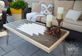 We love the geometric table base that makes this project really isn't hard. Diy Geometric Wood Art Table Diy Huntress