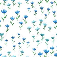 Check spelling or type a new query. Vector Seamless Pattern With Blue Watercolor Flowers Background Design Royalty Free Cliparts Vectors And Stock Illustration Image 54281258
