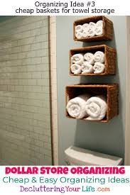 Dollar Store Organizing 27 Genius Bathroom Organization Ideas On A Budget Bathroom Organization Diy Small Bathroom Storage Small Bathroom Storage Diy