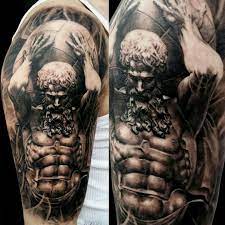 Na Boku Mb Pod Plechem Kak Prodolzhenie Greek Tattoos Atlas Tattoo Cool Small Tattoos