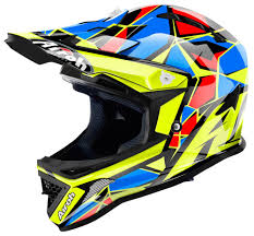 Airoh Kids Helm Archer Chief Gloss Blau Motorradhelm Helm Motorrad