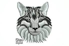Download 3d Layered Cat Svg Dxf Cut Files 3d Cat Mandala Svg 1345636 Cut Files Design Bundles