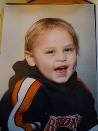 Removing line from baby picture?