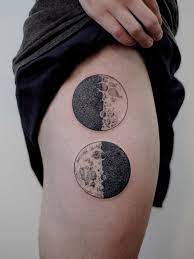 45 Hypnotic Patterns Of Moon Tattoos Moon Tattoo Moon Tattoo Designs Full Moon Tattoo