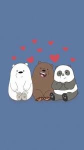 Webarebearsphonewallpaper Webarebears In 2019 Boneka Hewan Anak Binatang Ilustrasi Karakter