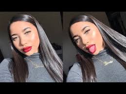 Sleek Straight Hair Routine Youtube