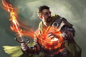 Browse millions of popular battleground wallpapers and ringtones on zedge and personalize your phone to suit you. 4800x900px Free Download Hd Wallpaper Fantasy Warrior Magic Man Sword One Person Burning Fire Wallpaper Flare