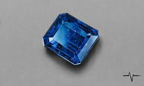 Realistic Scratched Sapphire Gemstone Drawing By Anubhavg On Deviantart Jewel Drawing Gemstone Art Gem Drawing