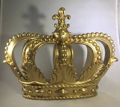 Couronne Murale Or Pour Petit Prince Ou Princesse Chambre Etsy Crown Wall Decor Gold Walls Princess Nursery