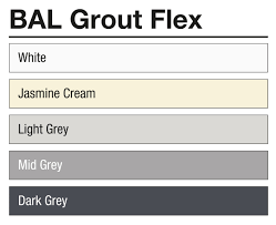 Light gray grout with hexagon marble tiles Bal Grout Flex Bal Adhesives