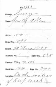 Allen Gentry (abt.1751-1825)