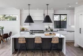Factory direct black high lacquer painted shaker wood kitchen cabinet product name factory direct black high lacquer painted shaker wood kitchen all black white kitchen cabinet on alibaba.com have utilized innovative designs to make kitchens perfect. 30 Black And White Kitchen Design Ideas Designing Idea