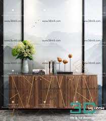 89 Sell Album Table Decor 3d Mili Download 3d Model Free 3d Models 3d Model Download Table Decorations Sideboard Cabinet Sideboard Shelf