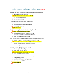 A 'commission on climate change' could be set up, with the power and the authority to issue directions, and oversee implementation of plans and programmes on climate. Quiz Questions And Answers On Environmental Pollution Quiz Questions And Answers