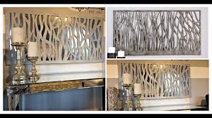 Diy Designer Inspired Easy And Inexpensive Mirrored Abstract Wall Art Home Decor Youtube Diy Wall Art Decor Home Decor Cute Home Decor