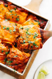 Chicken Enchilada Casserole Pinch Of Yum Recipe Chicken Enchilada Casserole Chicken Enchiladas Yummy Chicken Recipes