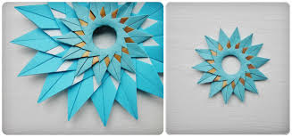 Origami mandala designed by reiko nikaido. Deco Star Tutorial Origami Stars Origami Love Origami Art