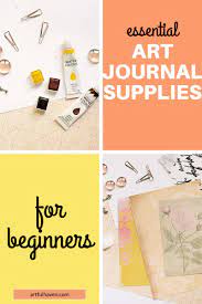 Art Journal Supplies For Beginners Art Journal Art Journaling Supplies Coloring Journal