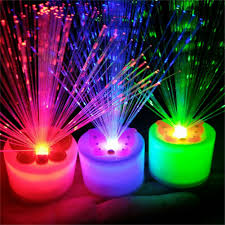 1pc Changing Led Fiber Optic Night Light Up Toy Lamp Battery Powered Small Light Christmas Party Decor Romantic Color Aliexpress