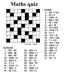 Each link below points to a printable pdf sheet which also has an answer sheet attached. 20 Easy And Interactive Math Crossword Puzzles Kitty Baby Love