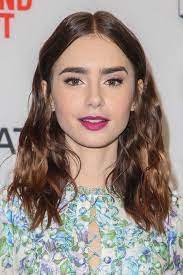 With organic way (oway), copying lily collins' hair color for your salon clients is easy. Lily Collins Hairstyles Hair Colors Steal Her Style