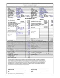 Financial Worksheet Template Personal Financial Statement Statement Template Credit Card Statement