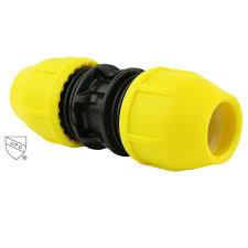 Home Flex 2 In Ips Dr 11 Underground Yellow Poly Gas Pipe Coupler