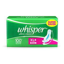 Whisper Ultra Plus Sanitary Pads Xl Plus 30 Count