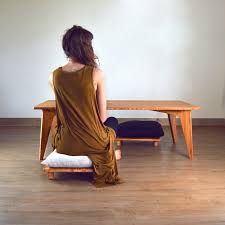 Do you have a preferred place to study? Low Coffee Table Set Bamboo With Pillow Lifts Floor Seat For Etsy