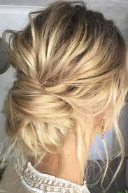 With medium length hair that is not thick enough, you may lack body which eventually tells on the bun's size. 18 Medium Length Hairstyles For Thick Hair Thin Hair Updo Hair Styles Easy Wedding Guest Hairstyles