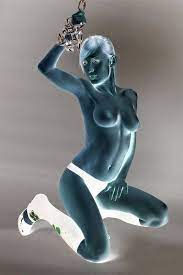 Nude Beautiful Girl Erotic Invert X Ray Look Art Print by Ira Bachinskaya -  Fine Art America