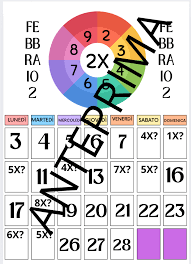 Calendario 2025  calcoli e tabelline