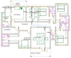 4 Bedroom Design 1256 B Bungalow Floor Plans Bedroom House Plans Four Bedroom House Plans