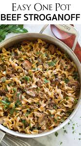 Beef Stroganoff Easy One Pot Recipe Cooking Classy Beef Stroganoff Easy Beef Recipes Easy Minced Beef Recipes