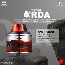 new project jualvape x aleader office rocket rda 24mm nih prenn yang kalian tunggu sudah ready rocket rda 24mm single coil berbahan da vape catalog