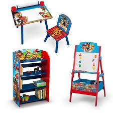 Paw Patrol Activity Furniture Toddler Kids Bedroom Art Desk Bookshelf Easel New Deltachildren Toddler Boy Room Decor Paw Patrol Room Kids Bedroom Art