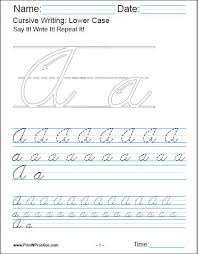 He has really enjoyed it so far and i've been impressed with how much. Printable Cursive Writing Worksheets Pdf For Learning The Alphabet In Cursive Cursive Writing Worksheets Cursive Alphabet Printable Cursive Worksheets