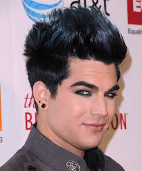 A beauty blog that reviews skin care, bath and body, spas, spa treatments, salons, hair care, nail care and cosmetics. Adam Lambert Short Straight Black Ash Emo Hairstyle With Blue Highlights