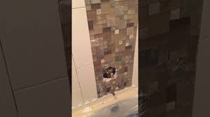 To install tub surround over ceramic tile. Replace Tub Surround With Tile Youtube