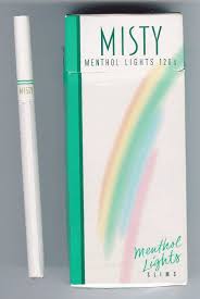 Misty Slim Menthol Lights 120s Cigarettes Menthol Virginia Slims Misty