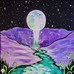 *BLACKLIGHT* Moonflower Waterfall (15+)